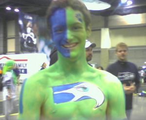 Show your team pride. Go Hawks!