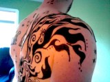 Henna body art - Burning man