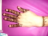 Henna body art - Finger art