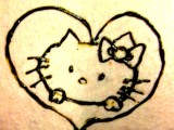 Henna body art - Hello Kitty