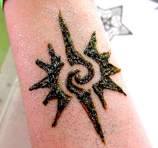 Henna body art - Tribal