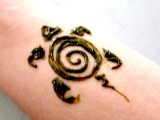 Henna body art - Turtle