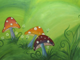 Mural mushrooms